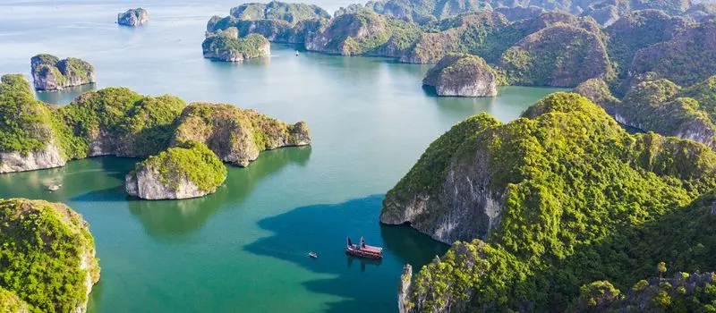 Croisiere en baie Halong pour avoir des opportunit&eacute;s de photographie