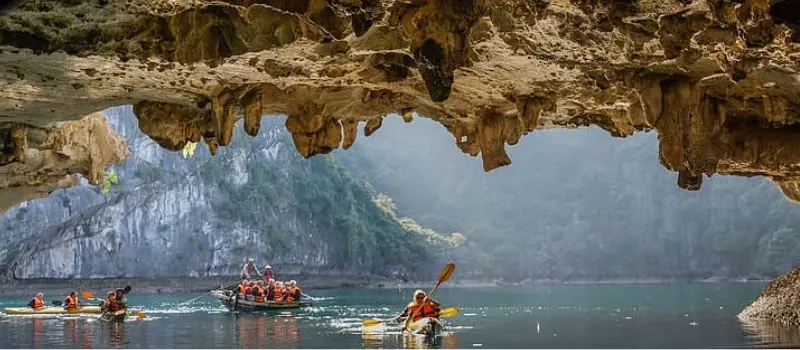 Croisiere en baie Halong pour des activit&eacute;s passionnantes et diversifi&eacute;es