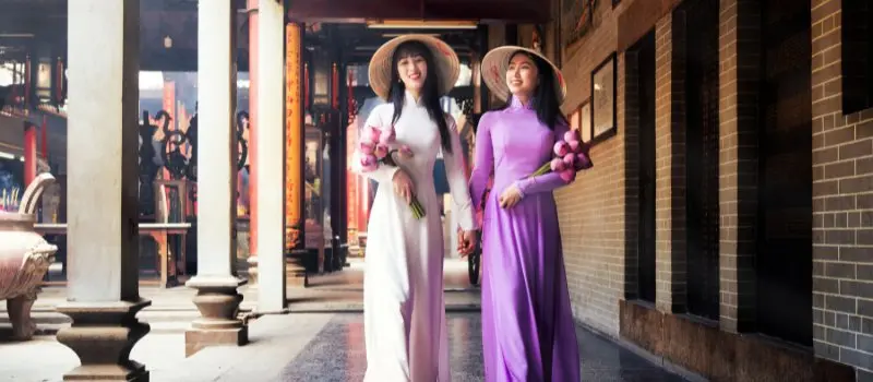 Ao dai au Vietnam