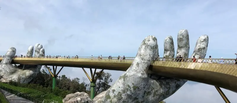 Pont d&rsquo;Or &agrave; Da Nang