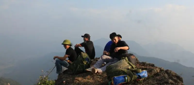 Ascension du pic Pu Luong