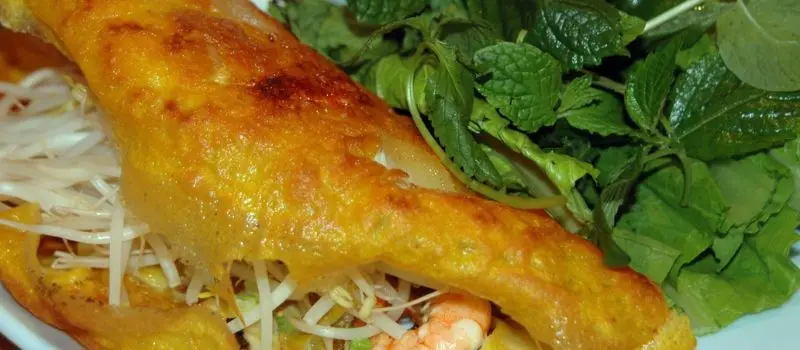 Partez en voyage au Vietnam pour d&eacute;guster Cr&ecirc;pe Vietnamienne Banh Xeo