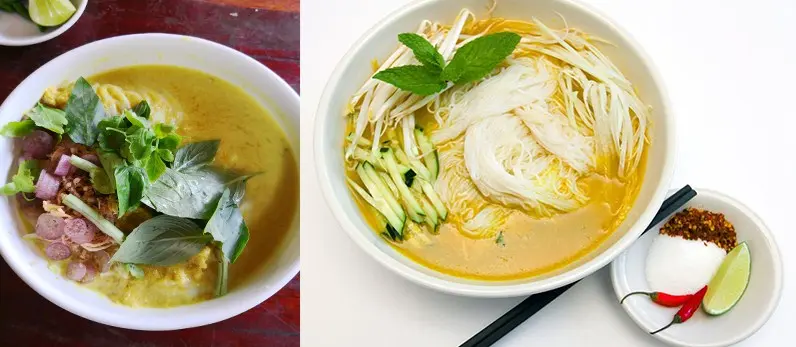 Partez en voyage au Cambodge pour d&eacute;guster la sp&eacute;cialit&eacute; Nom Banh Chok