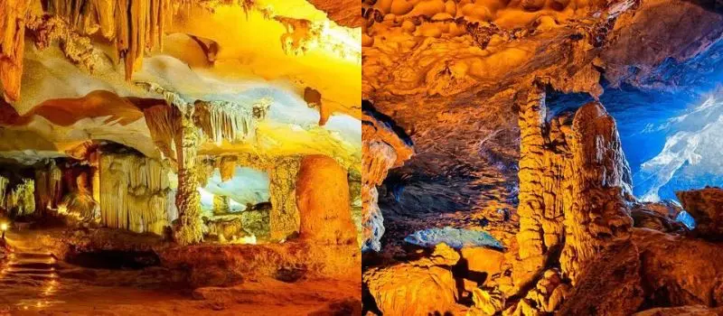 Croisiere en baie Halong pour d&eacute;couvrir la belle grotte de Me Cung