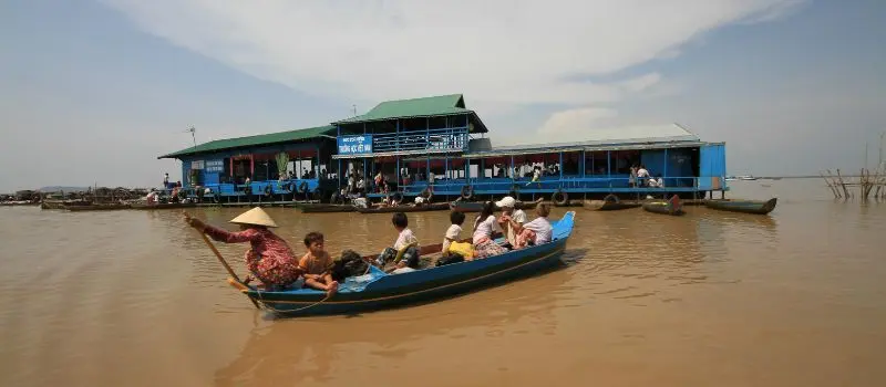 Partez en voyage au Cambodge pour une exp&eacute;rience dans un village flottant