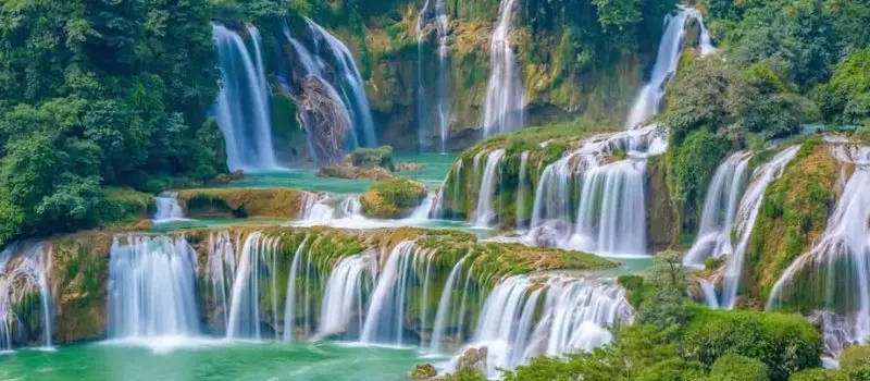 Cascade de Ban Gioc &agrave; Cao Bang