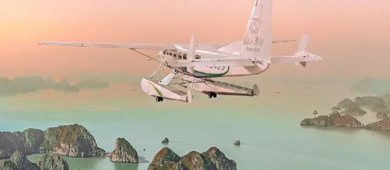 Hydravion dans la baie Halong