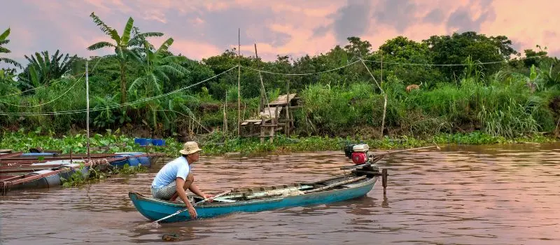 Croisiere au delta du Mekong pour contempler des paysages luxuriants