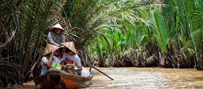 Croisiere au delta du Mekong pour se promener &agrave; travers les canaux