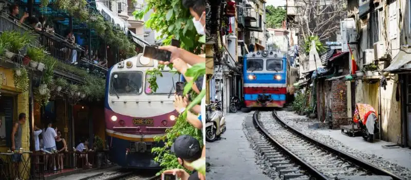 O&ugrave; se trouve la rue du train Hanoi