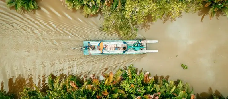 Exploration du delta du M&eacute;kong