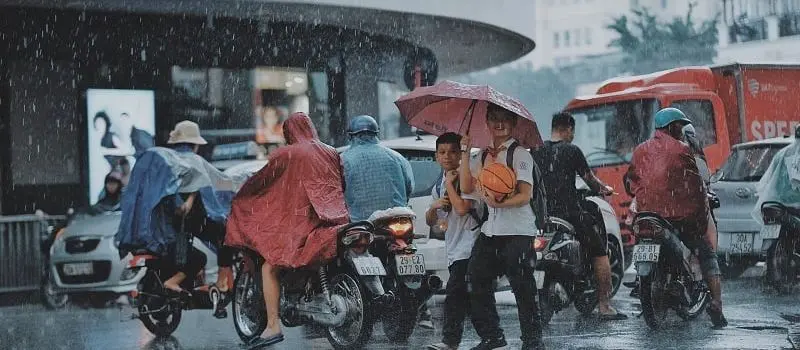 Parter en voyage au Vietnam pendant la saison des pluies