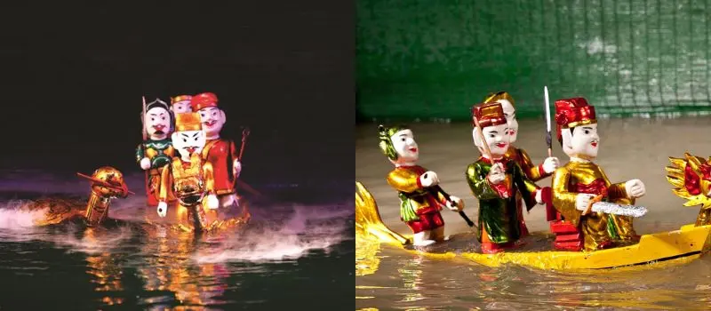 Spectacle de marionnettes sur l&rsquo;eau unique