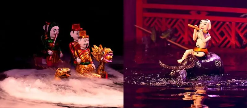 Th&eacute;&acirc;tre de marionnettes Thang Long Hanoi