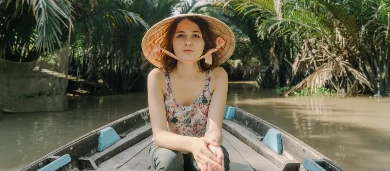 Promenade en bateau dans le delta du M&eacute;kong