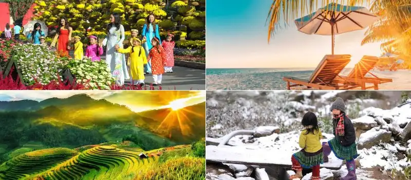 Beaut&eacute; de 4 saisons au Vietnam