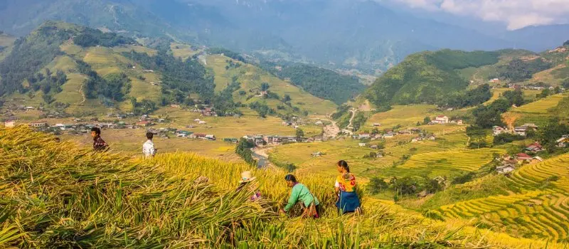 Voyage &agrave; Sapa en moto