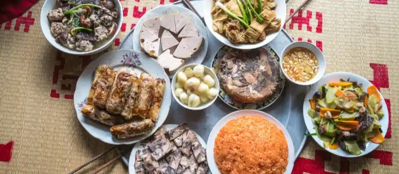 Gastronomie sp&eacute;ciale du Nouvel An lunaire