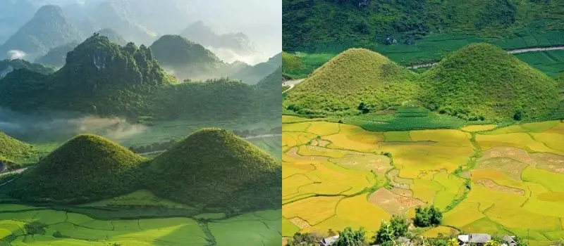 Visiter la montagne jumelle Co Tien avec un Guide francophone au Vietnam