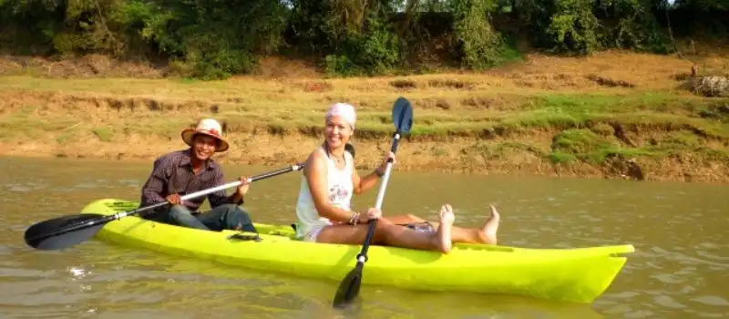 Kayak &agrave; Battambang