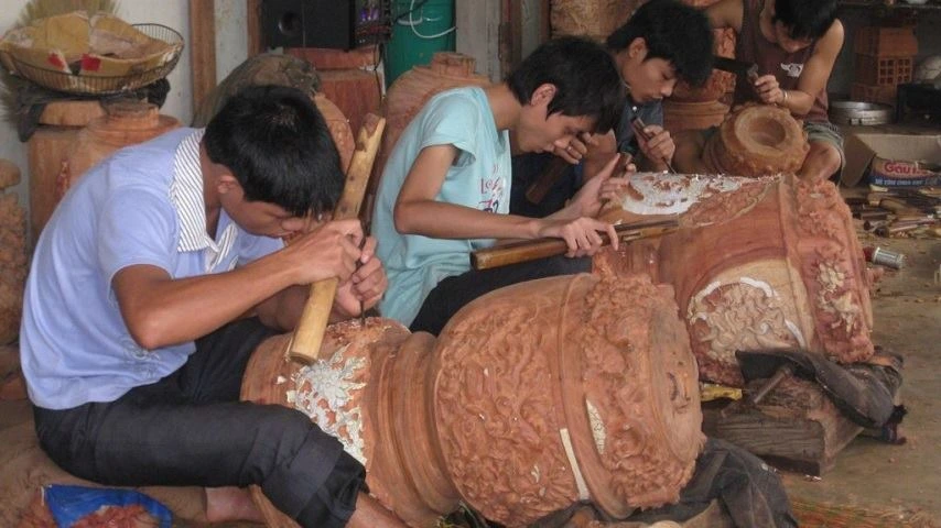 Le village du bois de Kim Bong