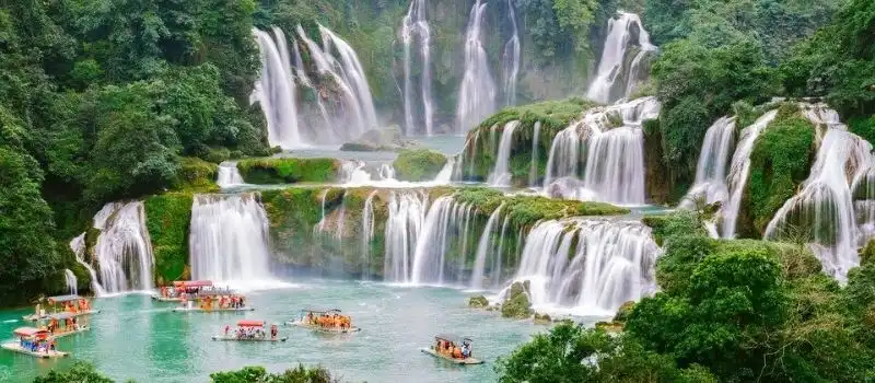 La chute d'eau Ban Gioc