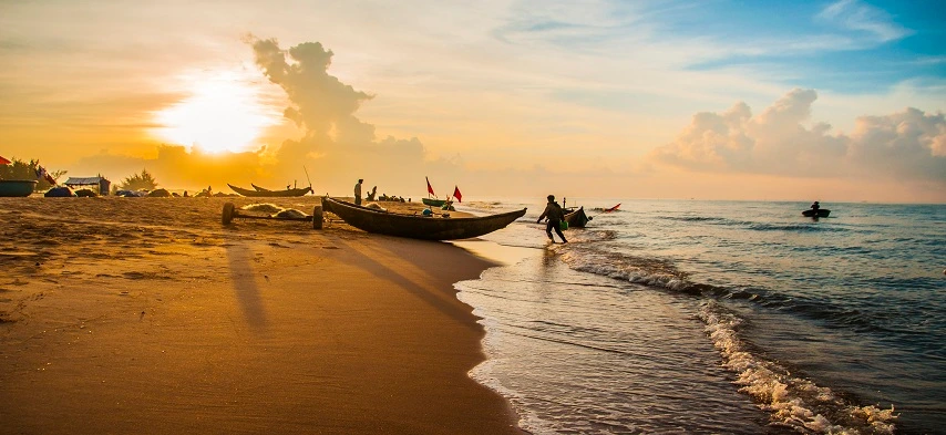 La plage de Long Hai