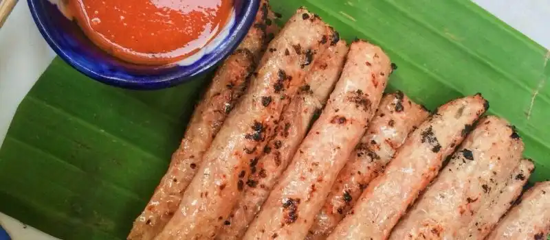 Le nem grill&eacute; Au Trieu