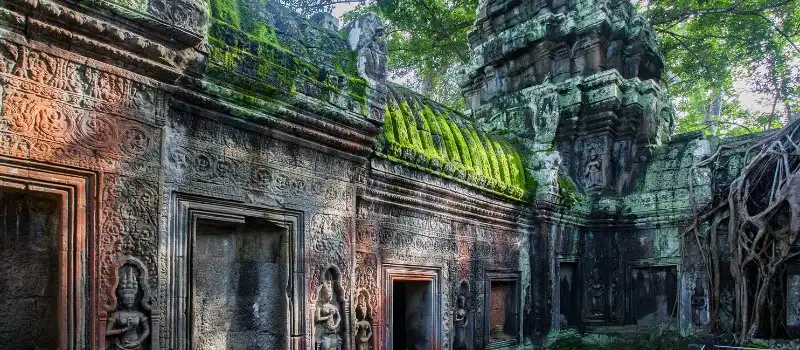 Le temple fantastique Angkor Wat