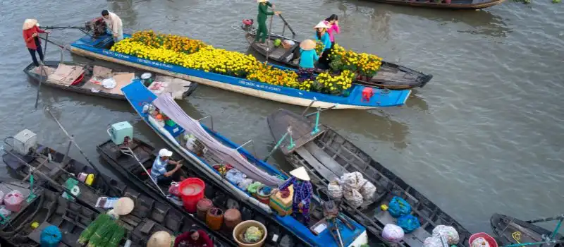 March&eacute; flottant de Cai Be