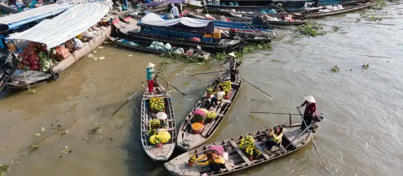 March&eacute; flottant de Cai Rang