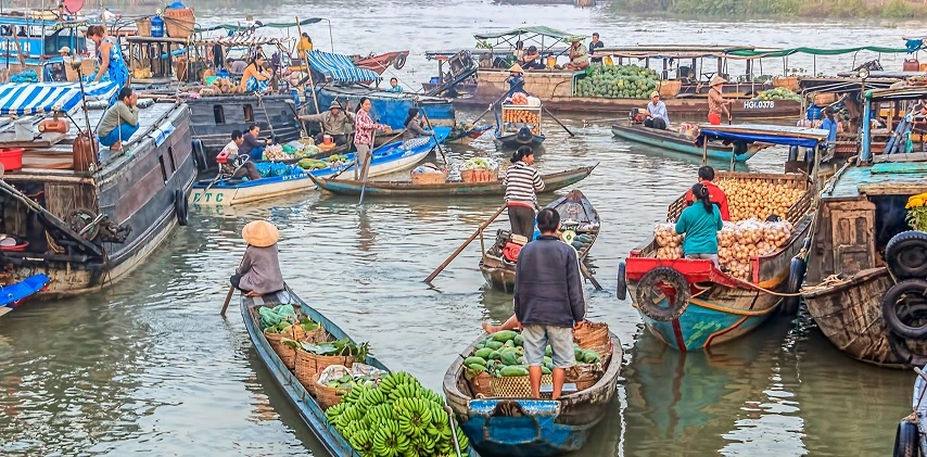 March&eacute; flottant de Phung Hiep
