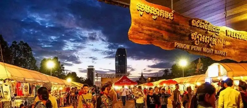 March&eacute;s traditionnels de Phnom Penh