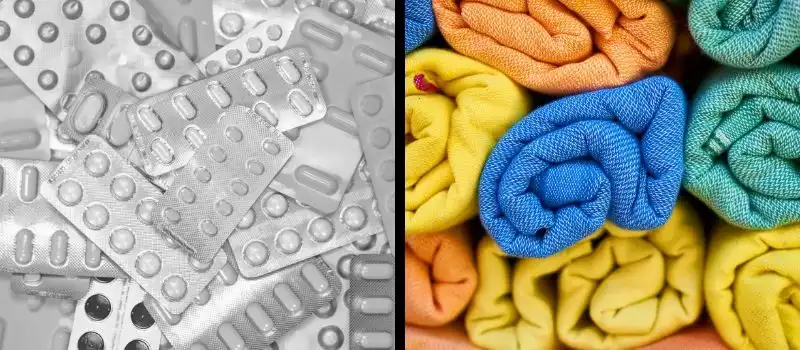 M&eacute;dicaments et articles de toilettes