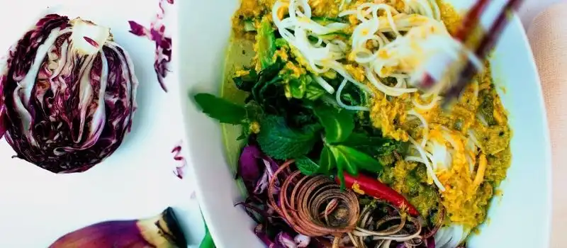 Nom banh chok - nouilles khm&egrave;res