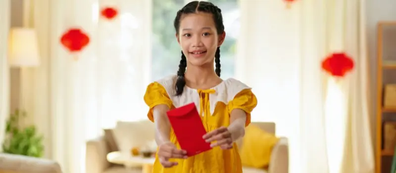 Offrir des enveloppes rouges (l&igrave; x&igrave;)