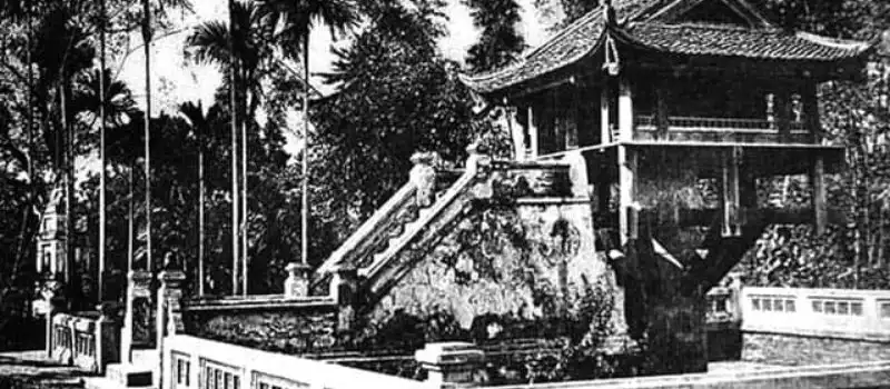 Pagode au Pilier Unique &agrave; Hanoi