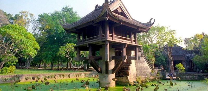 Pagode au pilier unique