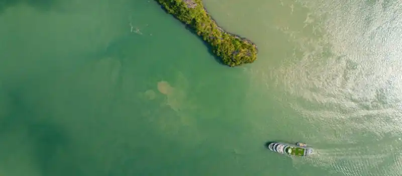 Paysages naturels grandioses de la baie magique Halong