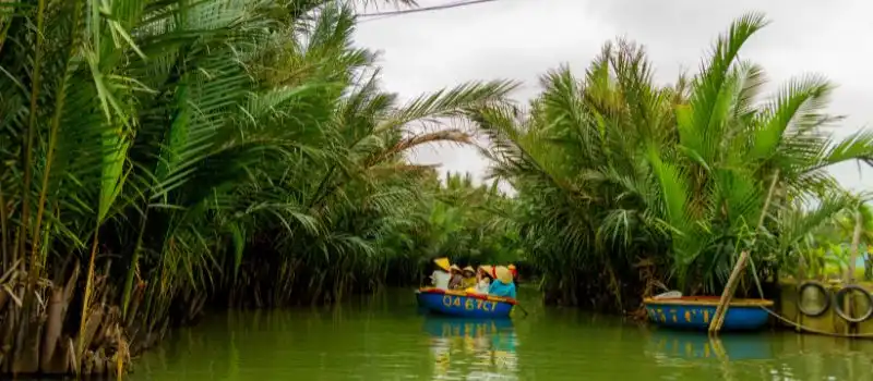 Promenade en bateau sur le delta du M&eacute;kong