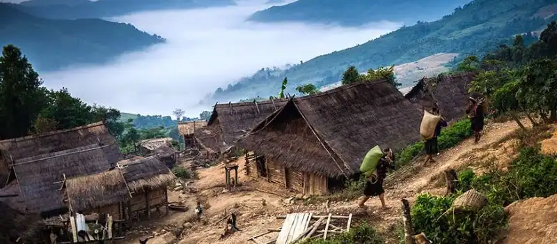 Randonn&eacute;e &agrave; Phongsaly