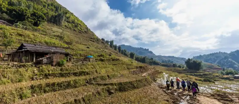 Randonn&eacute;e dans les r&eacute;gions de montagnes du Nord