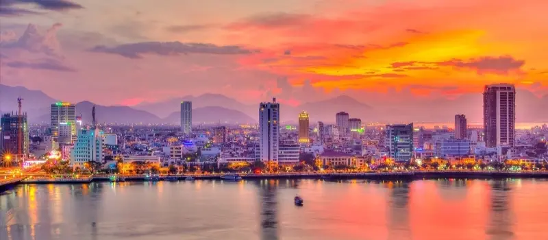 Saigon au coucher du soleil