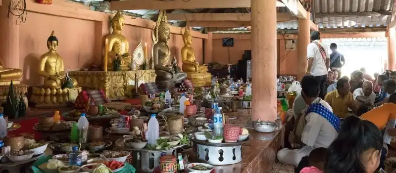 Style laotien de manger