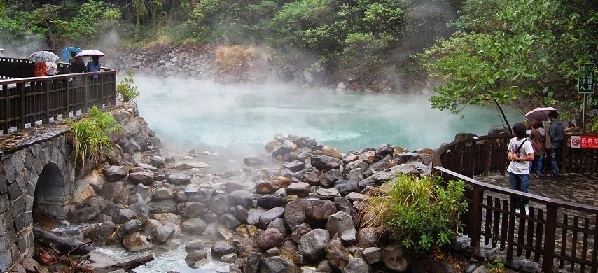 Source thermale de Binh Chau