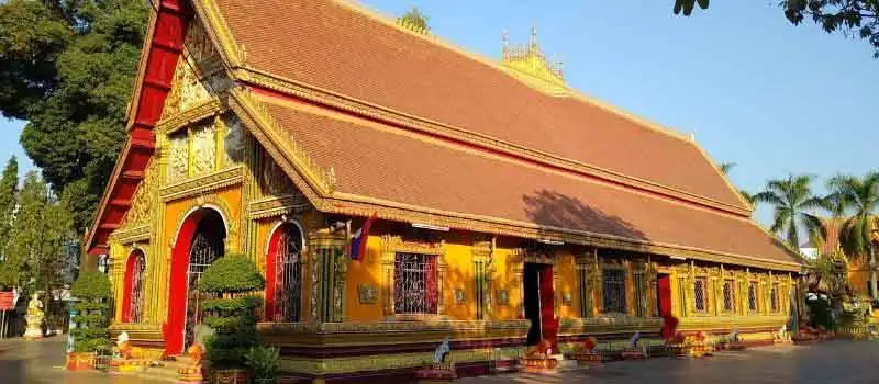 Temple de Wat Si Muang &agrave; Vientiane
