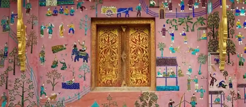 Temple Wat Xieng Thong &agrave; Luang Phrabang