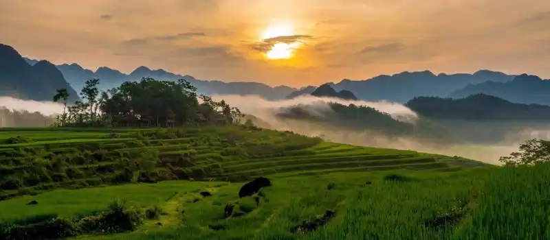 Temps frais &agrave; Pu Luong