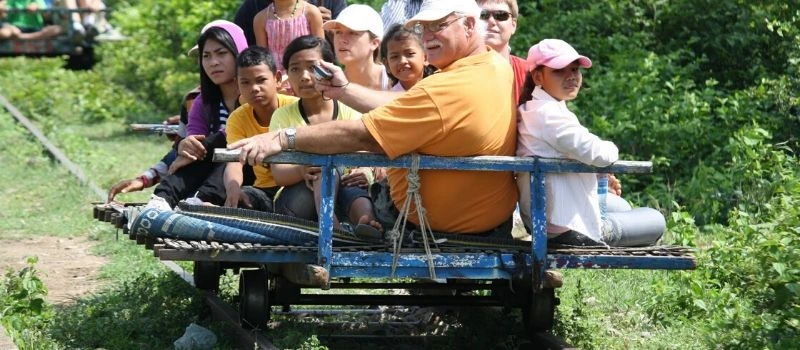 Le train de bambou cambodge