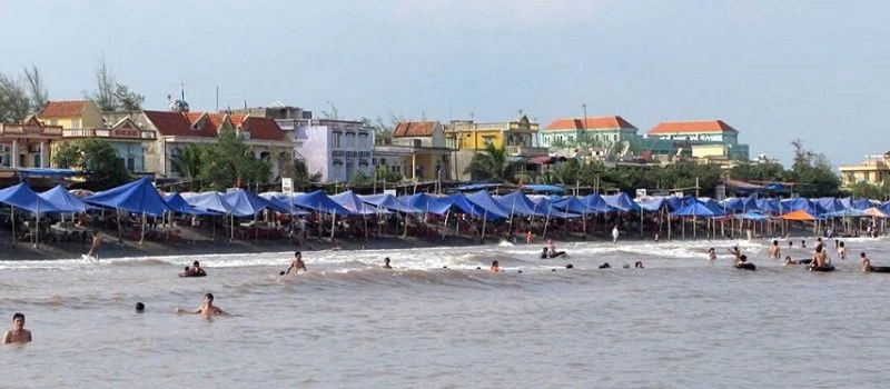 La plage baln&eacute;aire de Thinh Long